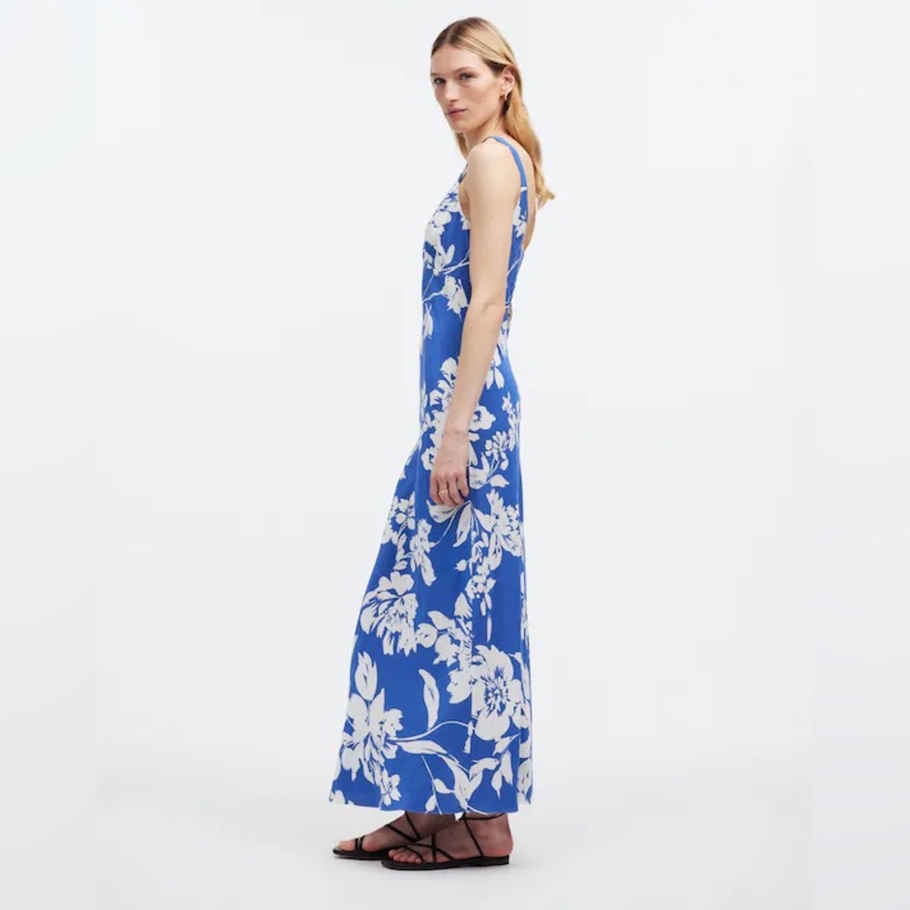 Madewell Tank Midi Dress in Floral - Picture 2 of 6